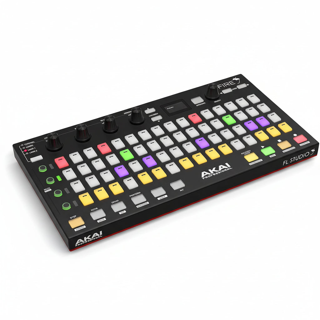 ON SALE - AKAI FIRE FL Studio Controller – Official Grid MIDI Controller for FL Studio | USB Beatmaker Pad, Step Sequencer, RGB Pads | Best Price Montreal | La Difference Musique
