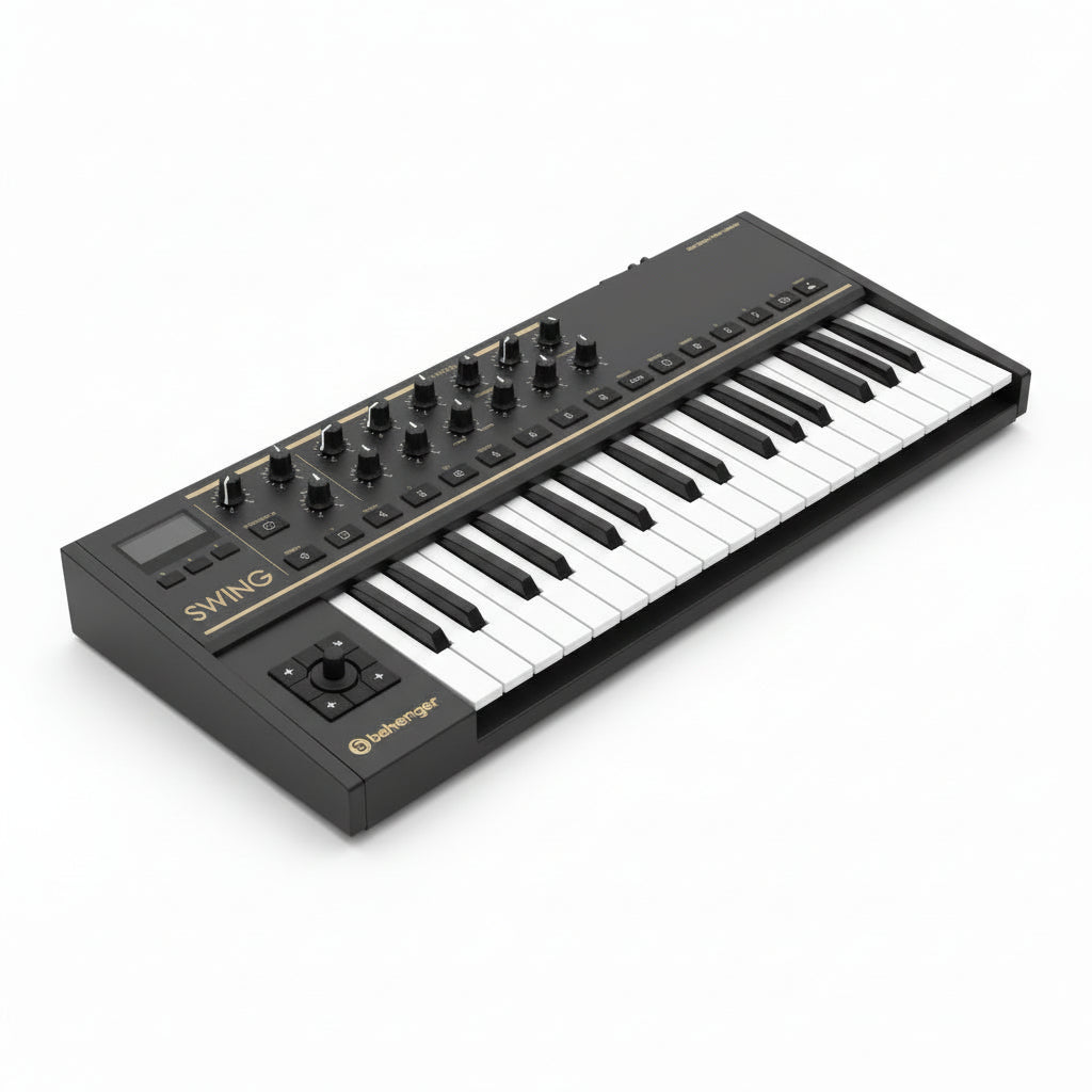 ON SALE - Behringer SWING 32-Key USB MIDI Controller Keyboard with Sequencer & Arpeggiator – Compact Synth Controller for Music Production, DAW Control & Live Performance