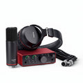 EN SOLDE - Bundle Interface Audio USB Focusrite Scarlett Solo Studio 4ème Génération – Kit Complet d'Enregistrement à Domicile avec Microphone, Casque et Son de Qualité Studio | Meilleur Prix Montréal
