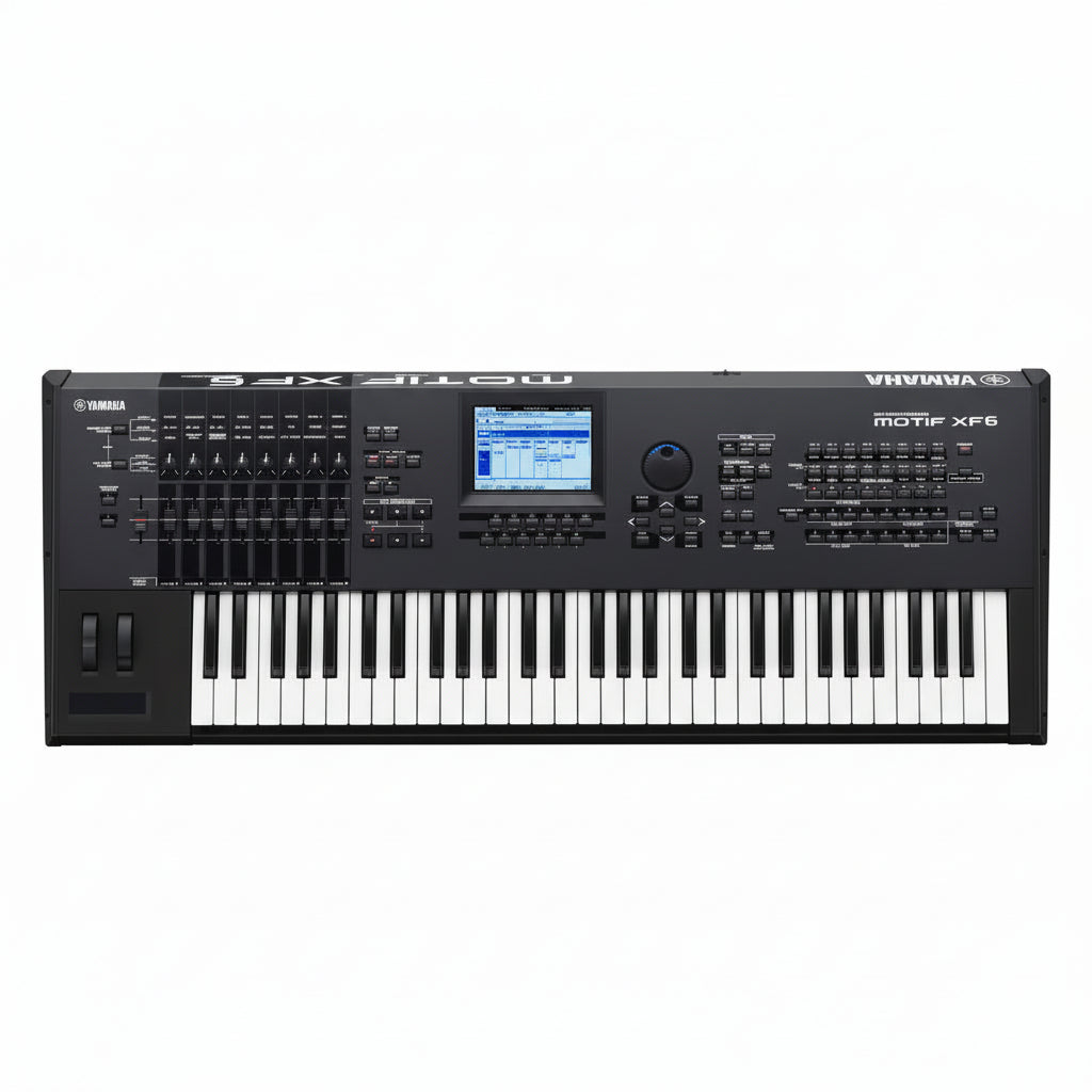 ON SALE - Yamaha Motif XF6 61-Key Professional Synthesizer Workstation – Advanced Sound Engine, Sampling, Music Production Keyboard | Montreal Best Price