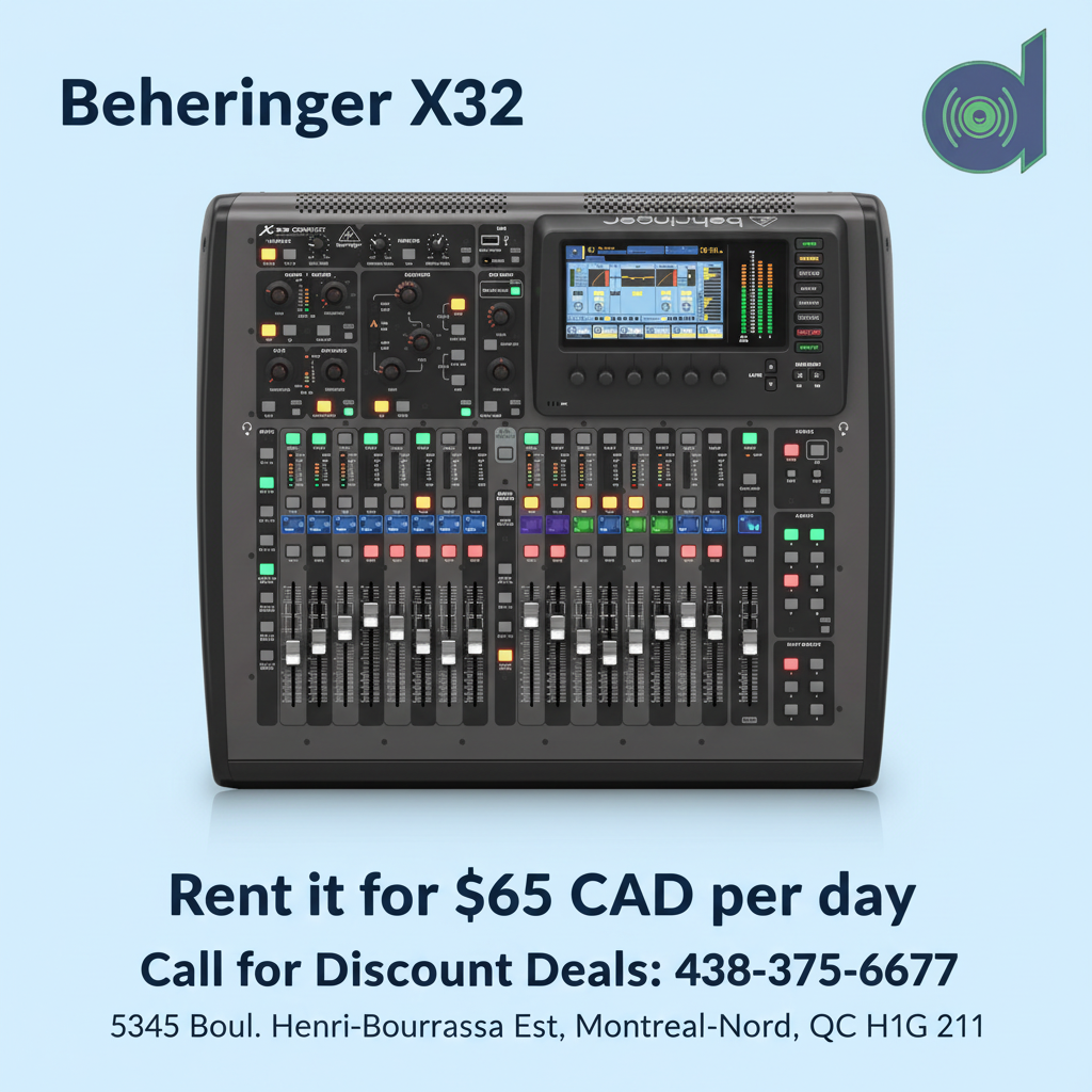 Behringer X32 Promo