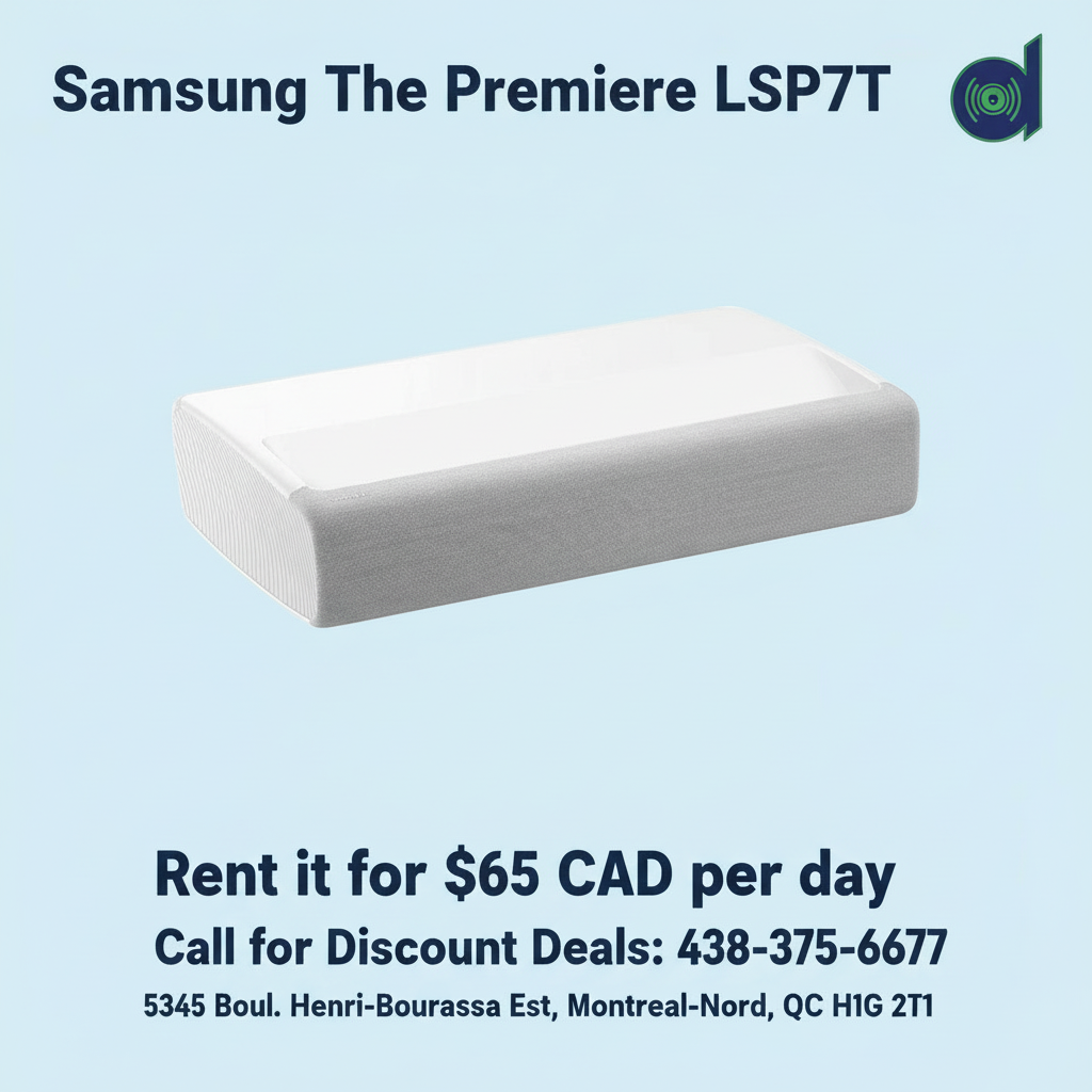 Samsung The Premiere LSP7T Rental Promo