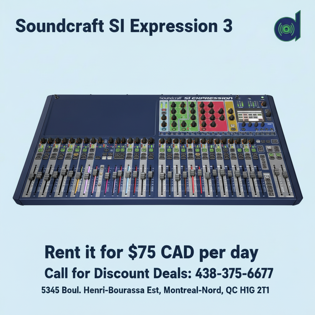 Soundcraft SI Expression 3 Promo - Matching Text Color