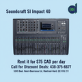 Soundcraft SI Impact 40 Promo