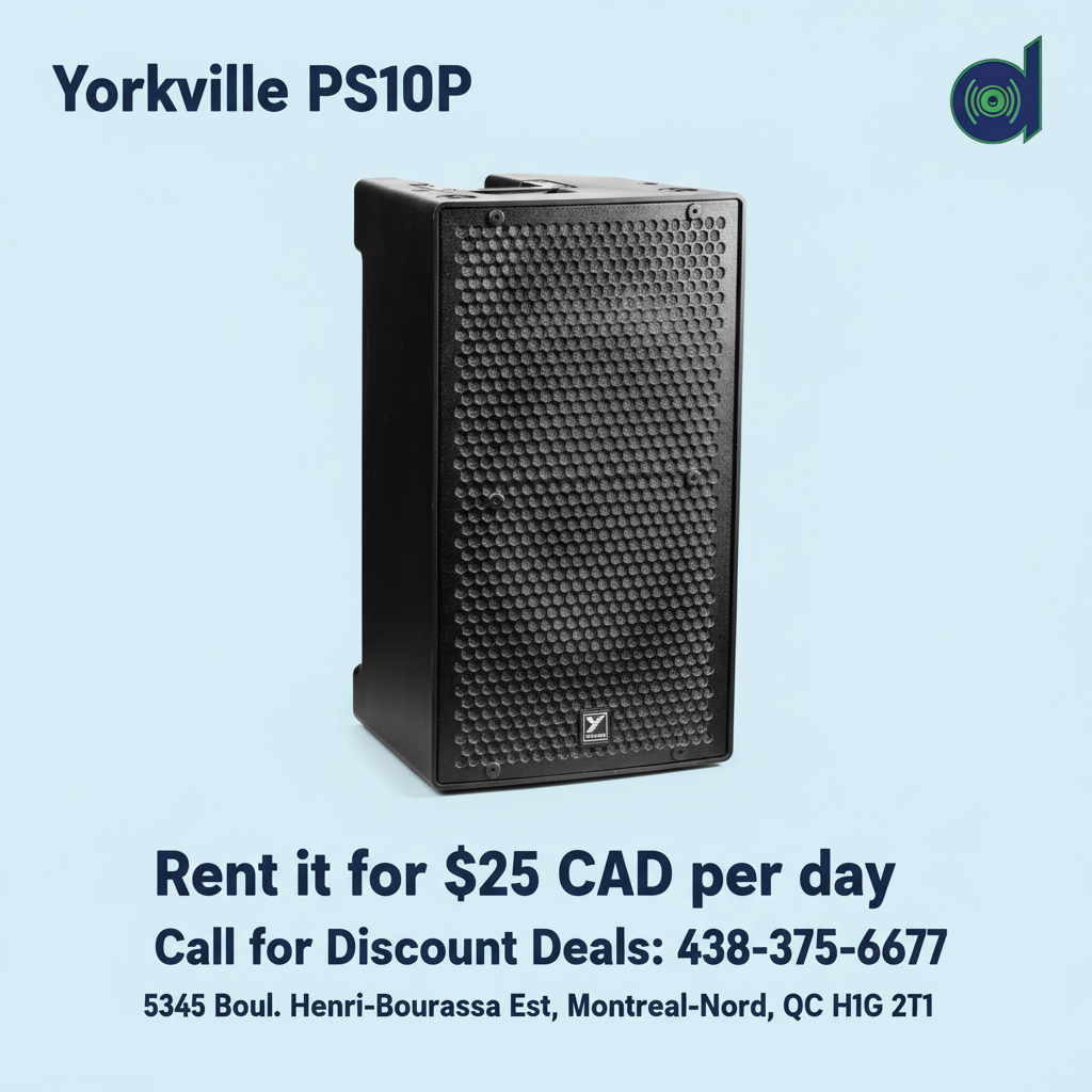 Yorkville PS10P Speaker Promo - Final Layout