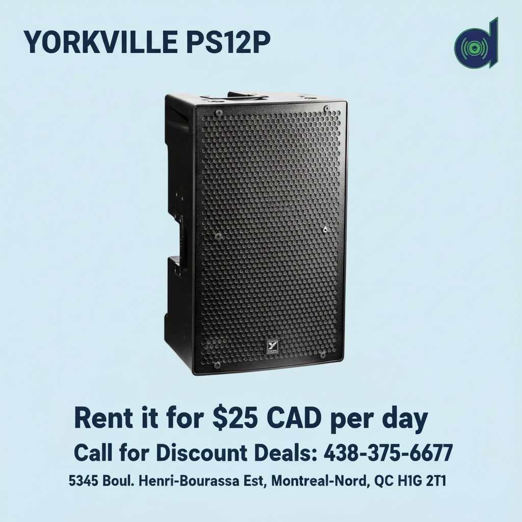 YORKVILLE PS12P Rental Promo
