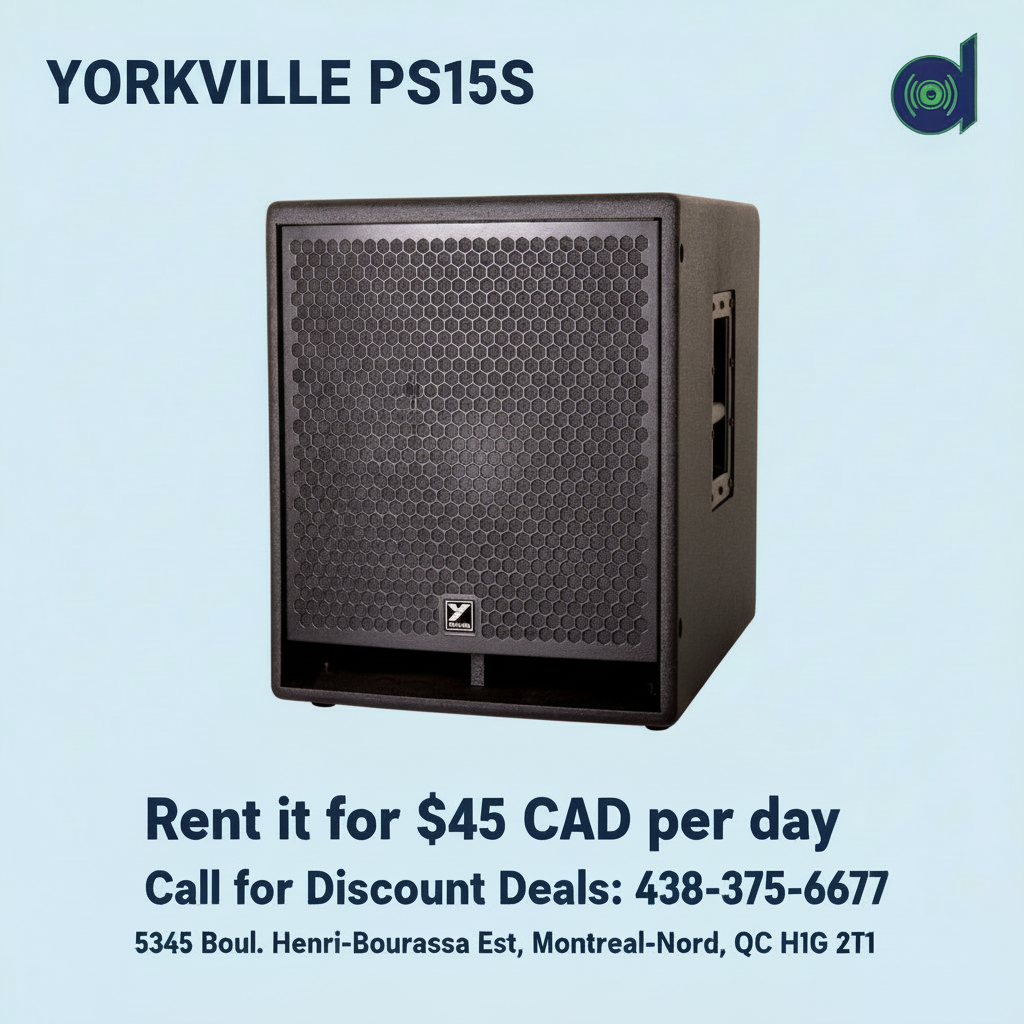 YORKVILLE PS15S Rental Promo
