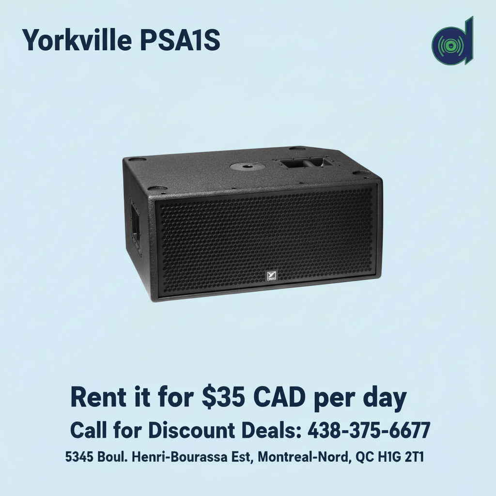 Yorkville PSA1S Rental Promo